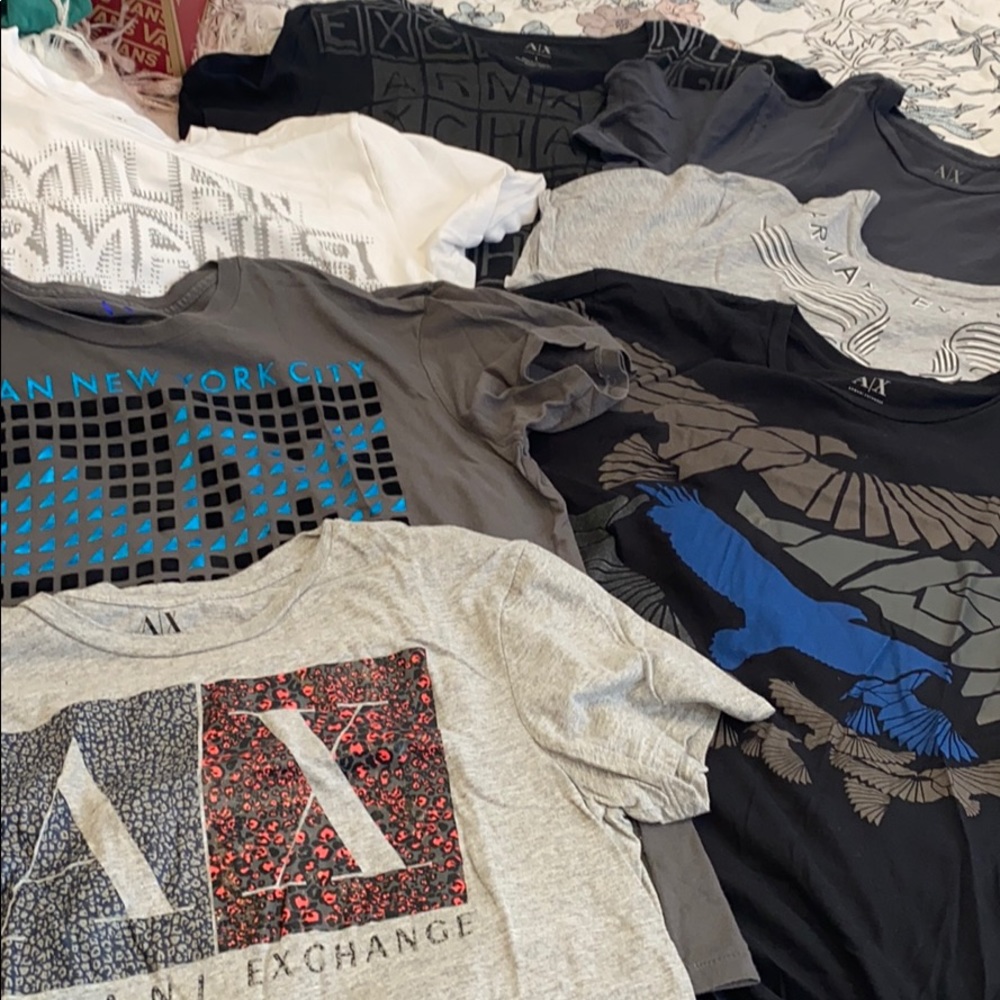 Armani exchange large shirt bundle